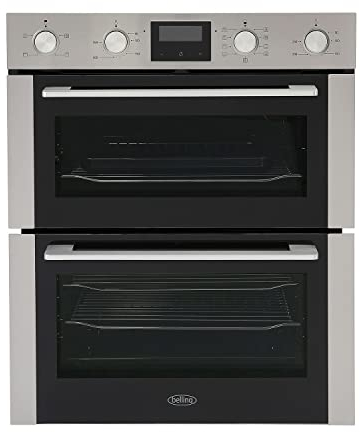 Belling Built Under Electric Double Oven - Stainless Steel
