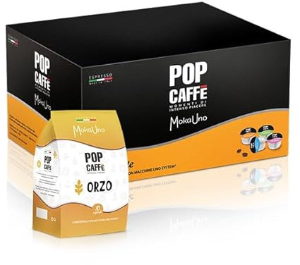 48 Capsule ORZO MOKA-UNO POP CAFFE' per Macchine Illy Uno System Moka Uno *
