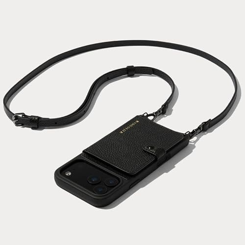 Bandolier Mila Leather Crossbody MagSafe Case iPhone 17 Pro Max - Black/P
