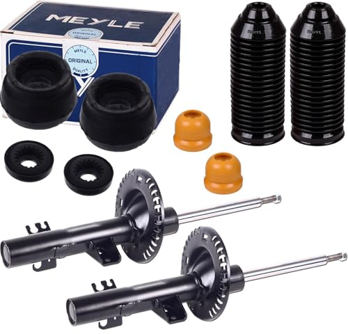 BandelOne enthält 2x Gas Stoßdämpfer vorne + Meyle Domlager für A1 Polo 6R Fabia Rapid