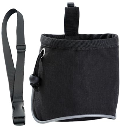 Generisch Sac à friandises pour chien - Avec ceinture - Pour chiots et jeunes chiens - Pour l'extérieur, la maison, les voyages, l'entraînement, la marche, le camping, la randonnée