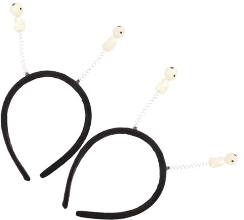 SOIMISS 2 Stück Leuchtende Außerirdische Stirnbänder aus Hochelastischem Material Halloween Kostümaccessoire mit Et-puppen Bequeme Kopfbedeckung für Damen und Kostümpartys