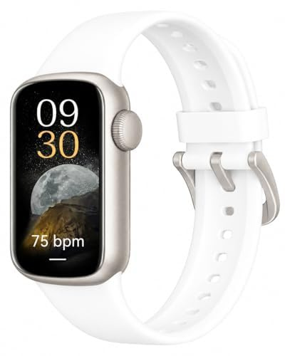 BUTFORFIT Smartwatch Uomo Donna, Fitness Tracker 1,47 HD, Smart Band con 137+ Modalità Sportive, Orologio Fitness con Cardiofrequenzimetro, Notifiche, IP68 Impermeabile Alabaster