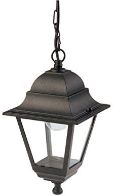 PAPILLON Farol Jardín Suspendido Negro