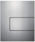 TECE 9242810 TECEsquare Betätigungsplatte Teceloop-Blende WC-Platte Nr. 9240678 Glas kaffeebraun, Edelstahl gebürstet