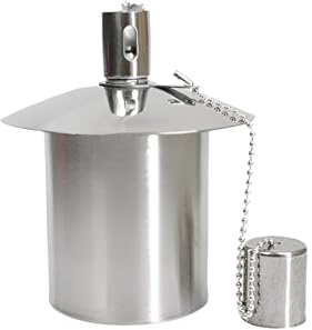 Lámpara de aceite Uso – ölbehälter – – Antorcha de jardín de acero inoxidable – Aprox. 170 ccm neta – de un producto de calidad de Anás Cargar