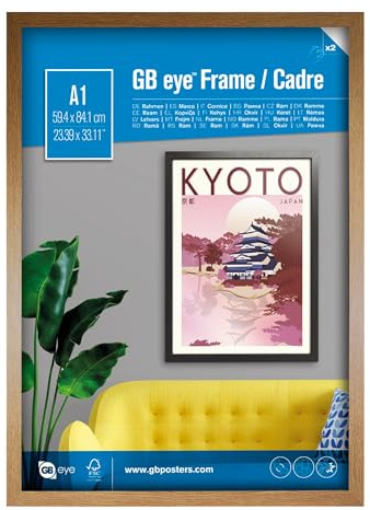 GB Eye Contemporary Wooden Oak Picture Frame - A1 - 59.4 x 84.1cm