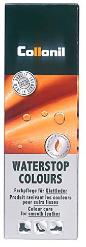 Collonil Waterstop Colours Schuhpflege für Glattleder 75 ml + Rema Ersatzschwammaufträger (025 Weisspflegend)