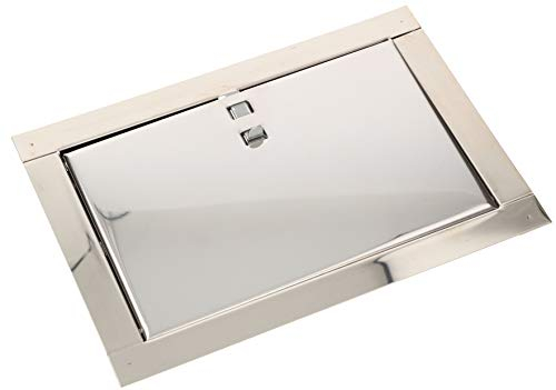 KOTARBAU® Kamintür Edelstahl Revisionsklappe Revisionstür Wartungstür Reinigungsklappe Wartungsöffnung Revitür 13x20,5 cm