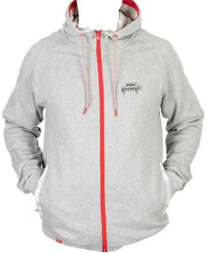 Fox Rage Voyager Hoody Light Grey - Angelpullover, Größe:S