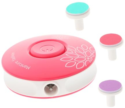 BESTonZON 1 Juego Uñas eléctricas cortaúñas para bebés lima electrica para uñas bebe wc inodoro bebe Limas lima uñas eléctrica recortadora uñas lima uñas para niños cuidado