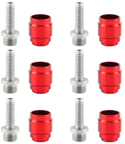 6 Set Sram Bleed kit, Disc Brake Olive Insert, Bike Hydraulic Brake Olive, Bicycle Brake Hose Olive and Connecting Insert Kit for AVID Bicycles and Spare Parts