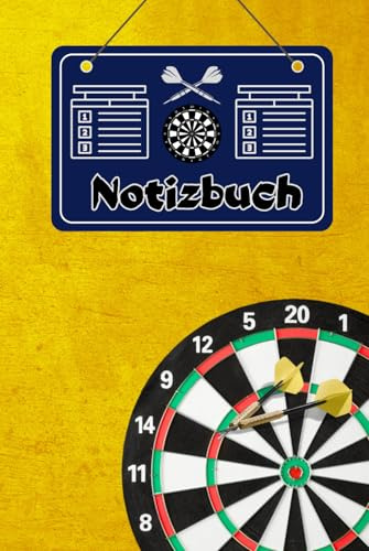 Darts Notizbuch Dart Sport Taschenbuch Dartliga Buch Steeldart Notizheft Turnier Schreibheft Softdart Wurftechnik Training Übungsheft Events ... Bullet Journal Dartpfeile Fotoalbum 02B16