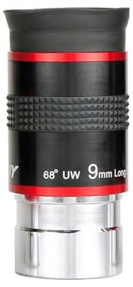 68° Ultra Wide Angle 6mm/ 9mm /15m /20mm Telescope Eyepiece FMC 1.25 for Astronomical(9mm)