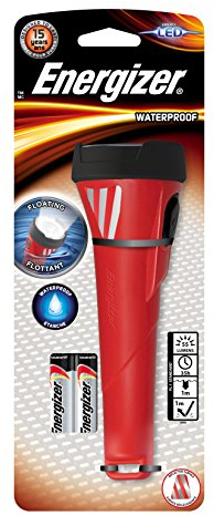 Energizer Waterproof Torch with 2 AA Max Batteries ENR Waterproof 2xAA H tray (ESFH21)