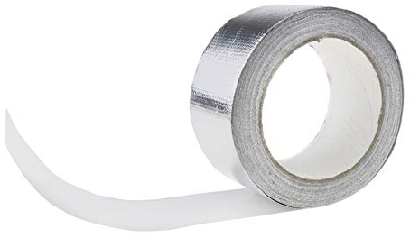 ENET Aluminum Heat Shield Tape Reinforced Resistant Wrap Exhaust Pipe Insulation Tapes