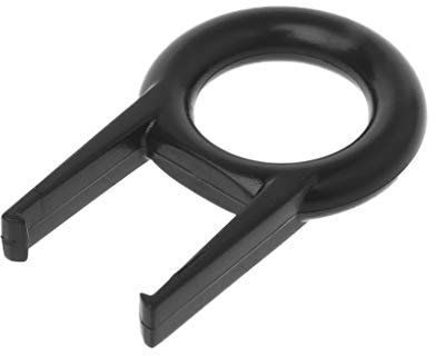 Chiic 1 pc Retirer extractor keycap para teclado mecánico quitar herramienta de fijación negro Negro