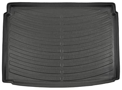 J&J AUTOMOTIVE | Tapis De Coffre sur Mesure pour Megane 4 5P. Berlina Depuis 2016 Noir Antidérapant Bord Haut Toutes Saisons