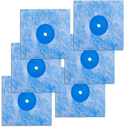 Lot de 6 manchettes d'étanchéité pour balcon - 120 x 120 mm - Avec ouverture d'étirement - Diamètre du trou : 10 mm