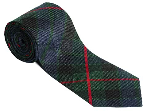 UMAM Kilt for men Traditional Tartan Neckties, Check, Plaid in Different Tartans (GUNN 004-NT)
