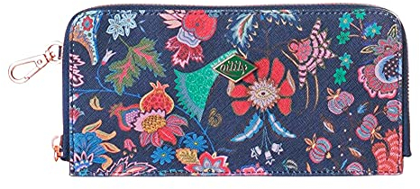 Oilily Amelie Sits Card Zip Wallet L Black Iris