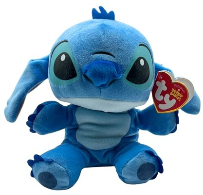 TY - Collezione Lilo & Stitch, Stitch, Morbido Peluche da Collezionare, Idea Regalo per Grandi e Piccini - 20 cm - T44010