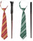 JSTHHTT Baguette Magique, Costume de Magicien Enfant, Cosplay Potter Ensemble, Deguisement Potter Enfant, Kit Robe Sorcier d'accessoires pour Halloween Fête Carnaval Party Noël