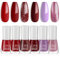 LOPHE Smalti per Unghie, Smalto Unghie Set da 6 Colori 8ml, Smalto per Unghie ad Asciugatura Rapida, Set di Smalti per Nail Art, Diversi Color(C)