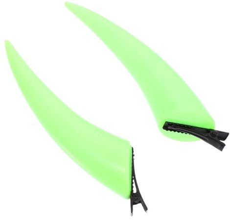 VICASKY 1 paire de pinces à cheveux en corne de diable pour costume d'Halloween pour costume d'Halloween à clips LED effrayant costume fille punk cornes barrette à cheveux costume cornes de diable à
