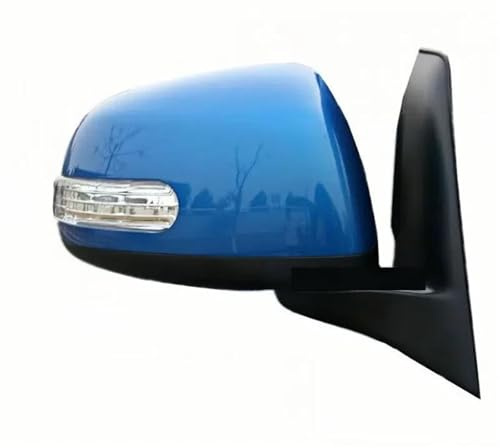 Specchietti Esterni Completi Specchietto Retrovisore Laterale Portiera Auto Per Suzuki SX4 2008-2016 Pieghevole Manualmente Retrovisore Esterno(Blu,Giusto)