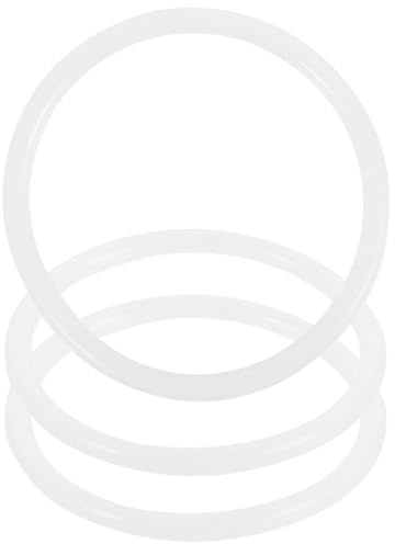 Vaguelly Music Bowl Washer Set - 3Pcs Durable Rubber Rings for Crystal Singing Bowls Easy to Clean Decoration
