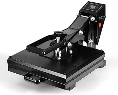 38x38CM 1400W Heat Pressing Digital Heat Press Machine, for T-Shirt Canvas Bag Mouse Pad Transferring Designs Artwork 15x15