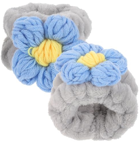 TOVINANNA 2 Piezas Bandas De Muñeca Para La Muñeca De La Muñeca De La Cara De 2 Piezas Bandas De Muñeca De Muñeca Bandas De Lavado De Muñe