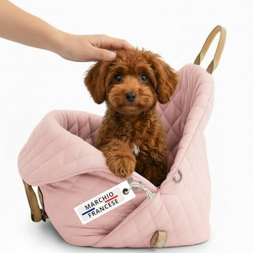 Sac Transport Chien Voiture, Sac Petit Chien jusqu'à 3 kg, Sac Chihuahua