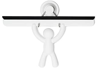 Umbra Buddy Squeegee Tergivetro per doccia, Abs, Bianco