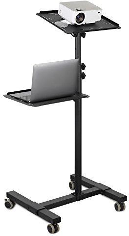 Mount-It! Projector Cart with Wheels, 36-57.5, 88 lbs