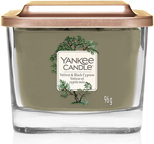 Yankee Candle Wick Candle, Wax, Vetiver & Black Cypress, Small