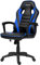 Paracon Squire | Gaming Stuhl Bürostuhl Chefsessel Schreibtischstuhl Drehstuhl Racing Ergonomisch mit Neigungsfunktion, Gepolsterte Armlehnen | Blau