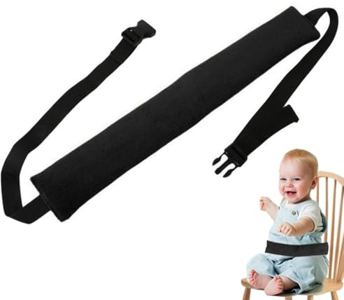 UIEXAY 1 articolo Cinture Seggiolone Pappa Universale, Verstellbare Cinturino Sicurezza Bambini, Cinghia Seggiolino, Adatto per Sdraietta Neonati, Sedie e Carrelli