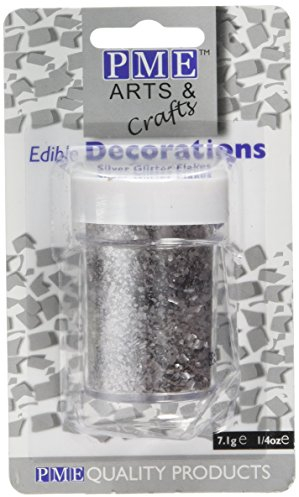 PME Glitter Flakes Silver