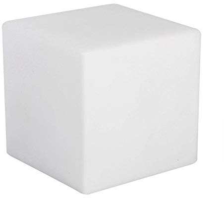 VIFERR Cubo Sfera Luminosa LED, Cubo LED luminoso 7 Colori Lampada da Comodino Dimmerabile per Camera da Letto Party Illuminazione