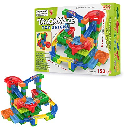 Playwrite Building Brick Marble Run 152pcs