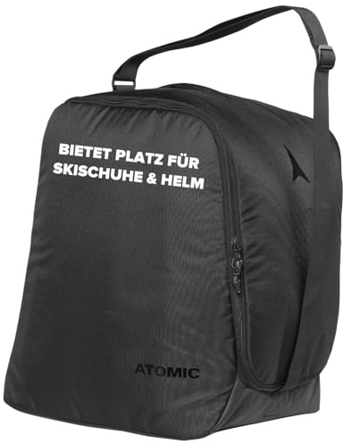 Atomic Borsa impermeabile per scarponi da sci e casco, borsa da sci con imbottitura, utilizzabile anche come borsa da calcio per scarpe da calcio