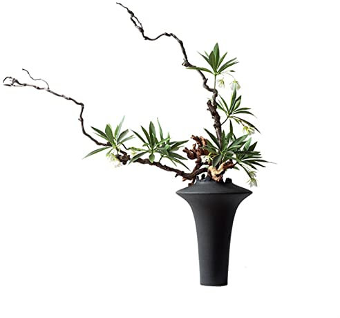 Bonsaï Artificiel Simulation de plante artificielle chinoise bonsaï, arrangement floral de verdure zen, fausses plantes avec vase for décoration intérieure/extérieure de bureau à domicile Plantes arti