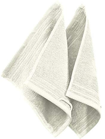 Erwin Müller Seiftuch Heidelberg 2er- Pack 100% Baumwolle Creme Größe 30x30 cm - leichte Qualität, saugstark, schnelltrocknend, kompakt - ideal für Sport, Strand, Reisen (weitere Farben)