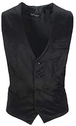 Kayhan Herren Weste Schwarz (S)