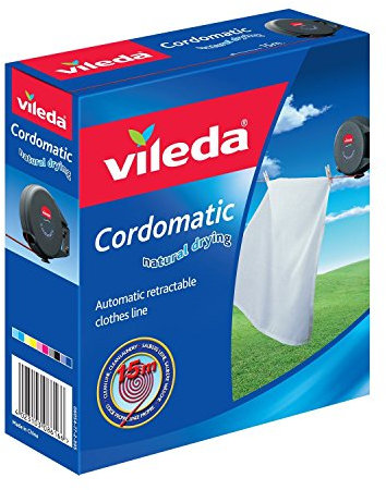 Vileda Cordomatic corda per bucato retrattili, 15 m Multi