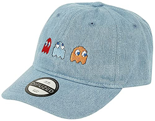 Pac-Man Geist Unisex Cap blau one Size 100% Baumwolle Fan-Merch, Gaming, Retrogaming