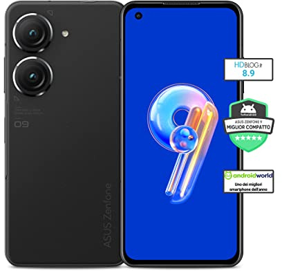 ASUS ZenFone 9 15 cm (5.9) Double SIM Android 12 5G USB Type-C 8 Go 256 Go 4300 mAh Blanc