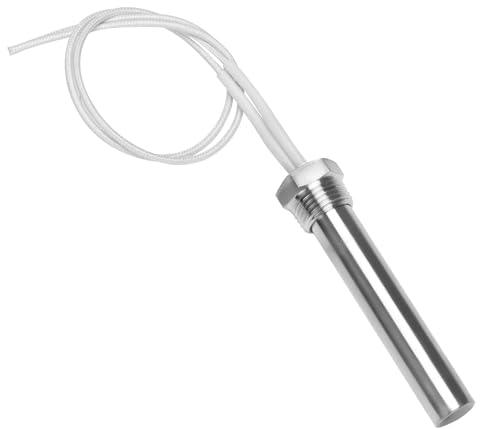 DERNORD Immersion Cartridge Heater 12V 50W Hot Rod Heating Element Replacement 1/2 Inch Thread